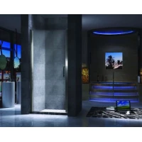 Душевая дверь распашная 80 см прозрачное стекло Esbano ES-80LD(L)