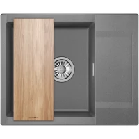 Кухонная мойка Granula 6202, ГРАФИТ 62x50 см, графит