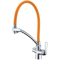 Смеситель для кухни с подключением к фильтру Lemark Comfort LM3070C-Orange