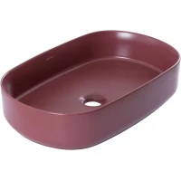 Раковина-чаша Allen Brau Fantasy 4.11022.BD 55x36 см, накладная, бордо