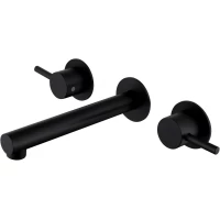 Смеситель для раковины Abber Emotion AF88121B встраиваемый, черный матовый