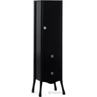 Пенал Aquanet Мадонна 00168906 напольный R, черный