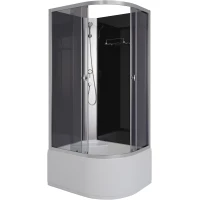 Душевая кабина 90x80x195 см Niagara E90/80/40L/TN/BK тонированное