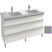 Тумба оливковый глянец 136,6 см Jacob Delafon Odeon Up EB996-G95