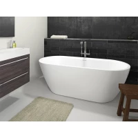 Акриловая ванна Riho Inspire Fall FS B085004005 180x80 см, отдельностоящая, белый