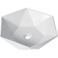 Раковина-чаша Gappo GT502 54x54 см, накладная, белый