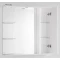 Зеркальный шкаф 80x83 см белый глянец Style Line Агава ЛС-00000269 - 3