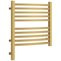 Полотенцесушитель электрический 500x500 золотой матовый МЭМ левый Сунержа Аркус 3.0 032-5704-5050