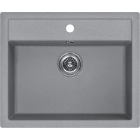 Кухонная мойка KuchenStern Ku-Granit Top 60 106TN10 56x50,5 см, титан