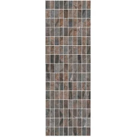 Декор Kerama Marazzi Театро коричневый мозаичный 25х75 MM12143 