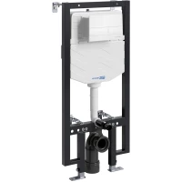 Инсталляция для унитаза WasserKRAFT Vils 56 56TLT.010.ME.WM04 с кнопкой смыва, белый матовый