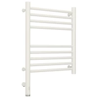 Полотенцесушитель электрический 500x400 белый матовый МЭМ левый, перемычка прямая Сунержа Богема 3.0 30-5804-5040