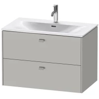 Тумба бетонно-серый матовый 82 см Duravit Brioso BR431200707