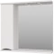 Зеркальный шкаф 80x74,5 см белый глянец L Misty Атлантик П-Атл-4080-010Л - 2