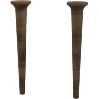 Комплект ножек для тумбы и пенала Cezares Idra 40447 43 см, Noce