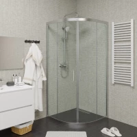 Душевой уголок Ceruttispa Viva 100 98x98 см, профиль хром, стекло прозрачное