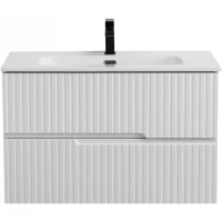 Тумба под раковину Cezares Duet DUET-N-900-2C-SO-BL 90 см, подвесная, Bianco Lucido