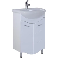 Тумба белый глянец 50 см Onika Лайн 105524