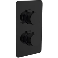 Термостат для ванны Boheme Cell 134-2-B встраиваемый, черный матовый