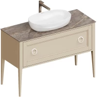 Тумба капучино матовый 120 см Kerama Marazzi Plaza Classic PL.CN.120.1+1\CAP.M