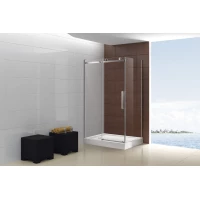 Душевой уголок Cezares Stylus STYLUS-O-M-AH-1-150/100-C-Cr 150x100 см, профиль хром, стекло прозрачное