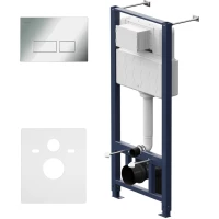 Инсталляция для унитаза Am.Pm Pro S I012704.7051 с кнопкой смыва, хром