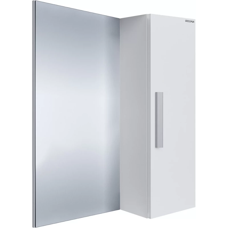 Зеркальный шкаф Grossman Нео 207023 70x66,6 см L/R, белый глянец