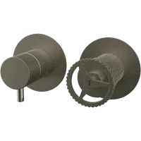 Смеситель для ванны Remer Chrono CH93ZPXV встраиваемый, нержавеющая сталь