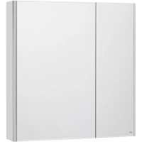 Зеркальный шкаф 77,8x81 см белый глянец Roca Up ZRU9303017