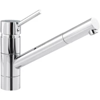 Смеситель для кухни Славен Город Серия-Д СЛ-ОД-Д23 с выдвижным изливом, хром