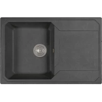 Кухонная мойка Dr.Gans Кардинал 760 29.030.C0760.411 76x50 см, графит