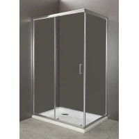 Душевой уголок 100x80 см BelBagno UNO-AH-1-100/80-C-Cr прозрачное