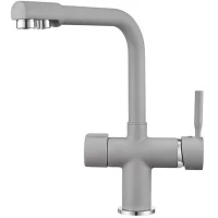 Смеситель для кухни с подключением к фильтру Point серый PN3104AL