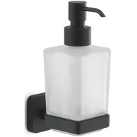 Дозатор для жидкого мыла Gedy Tonga TO81(14) настенный, черный матовый