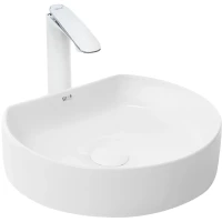 Раковина-чаша WeltWasser Elbach 3041 10000004569 40x35 см, накладная, белый