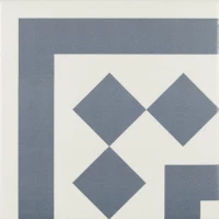 Декор Ribesalbes Antigua Azul 001 Esquina 20x20