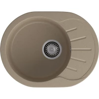 Кухонная мойка GranFest Rondo 580L 57,9x44,5 см, песочный
