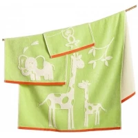 Полотенце для рук 71x41 см Kassatex Jungle KKZ-110-JUN-GRN