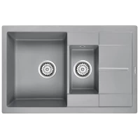 Кухонная мойка Paulmark Feste серый металлик PM237850-GRM