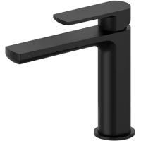 Смеситель для раковины Newform Haka 72012.01.093 без донного клапана, черный матовый