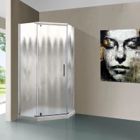 Душевой уголок 90x90 см Vincea Stresa VSP-1S900CH шиншилла