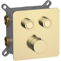 Термостат для ванны AQUAme AQM8811BG встраиваемый, золотой матовый