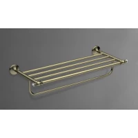 Полка для полотенец 63,7 см Art&Max Antic Crystal AM-E-2622SJ-Br