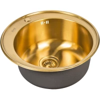 Кухонная мойка Zorg SZR-510/205-BRONZE 51x51 см, бронза 