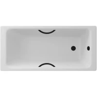Ванна чугунная Delice Parallel DLR220506RB 180x80 см, с ручками, белый