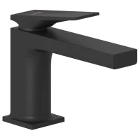 Смеситель для раковины Kludi Decus 542903975 без донного клапана, черный матовый