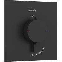 Термостат для душа Hansgrohe Ecostat Comfort E 33710670 встраиваемый, черный матовый