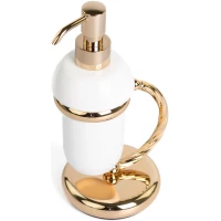 Дозатор для жидкого мыла Stil Haus Giunone G720(16) настольный, золотой