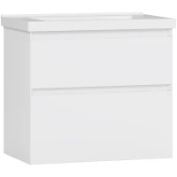 Тумба под раковину Belux Киото НП 70-02 4810924292971 66,5 см, подвесная, белый глянец