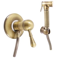 Гигиенический душ Rav Slezak Labe L447SM со смесителем, бронза
